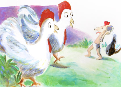 Chickens by  Thacher Hurd - Masterpiece Online