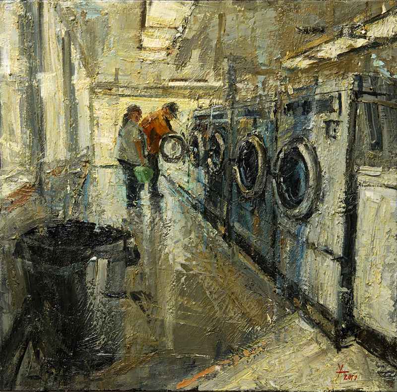 Laundromat 029 by  Donald Yatomi - Masterpiece Online