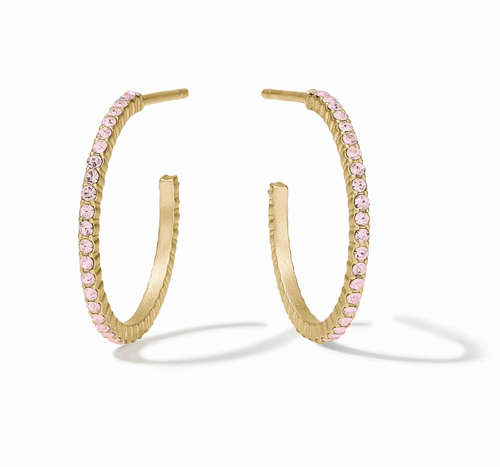 Image of Pink Champagne Windsor Hoop, Small by Julie Vos
