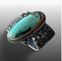 Image of Oval Varisite Asymetric Ring, Size 8 by Pam Sable
