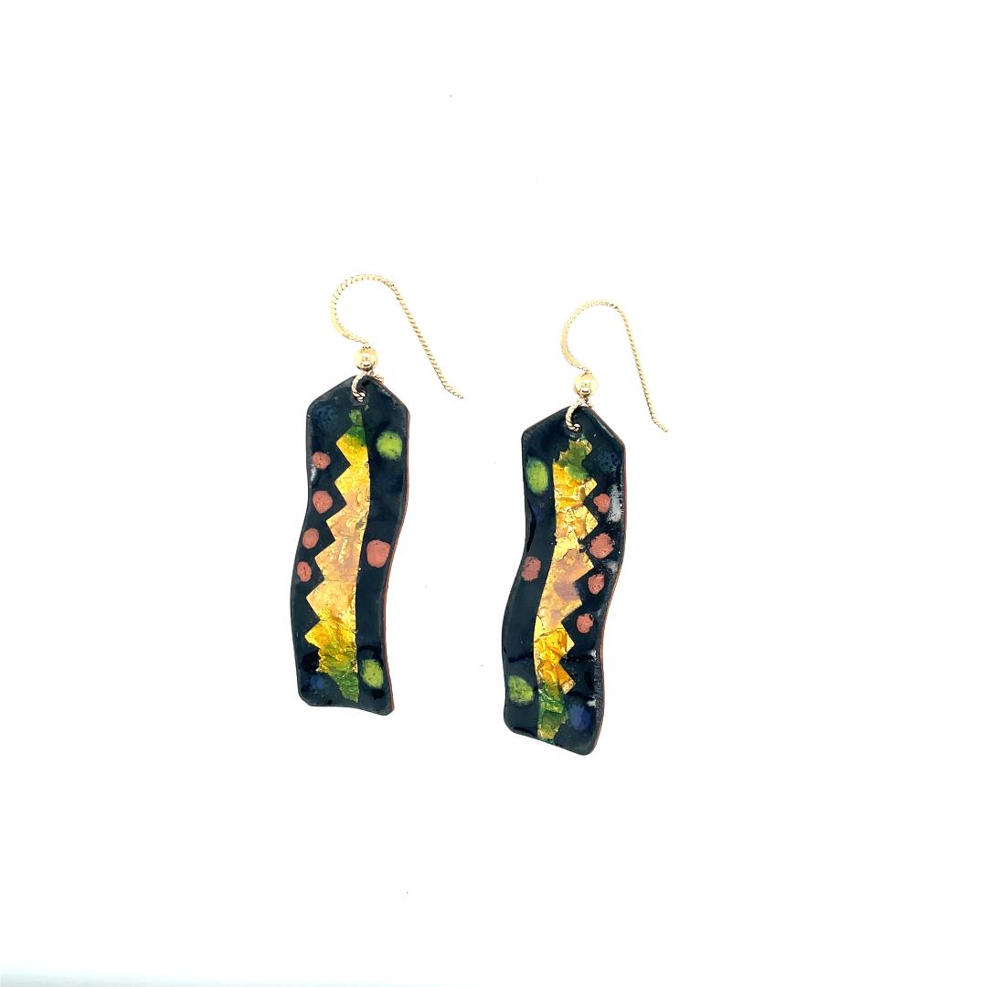 Long Multicolor with Gold Plated Hooks