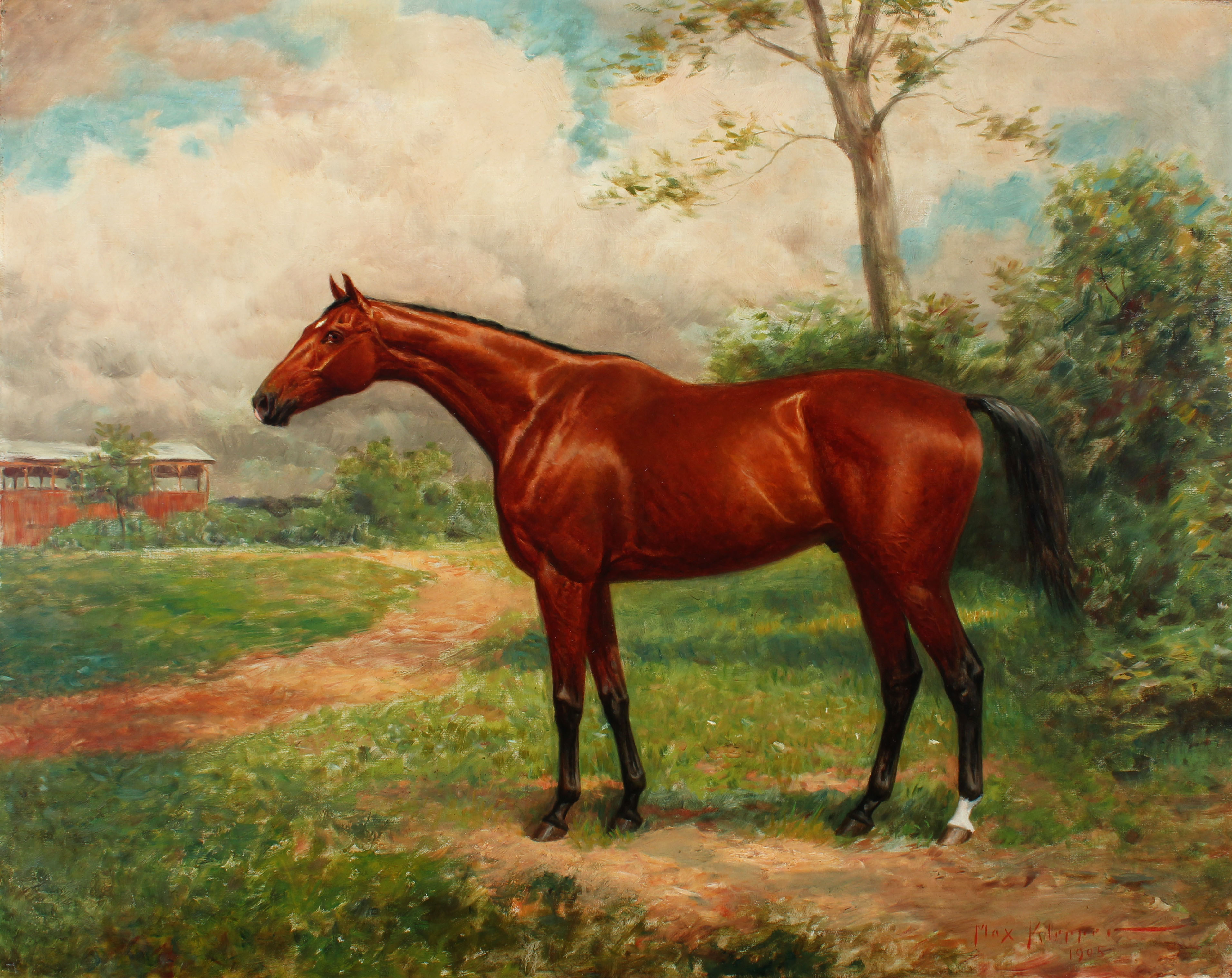 Portrait of a Horse by  Max Francis Klepper - Masterpiece Online
