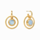 Image of Astor 6-in-1 Charm Earrings, Chalcedony Blue by Julie Vos
