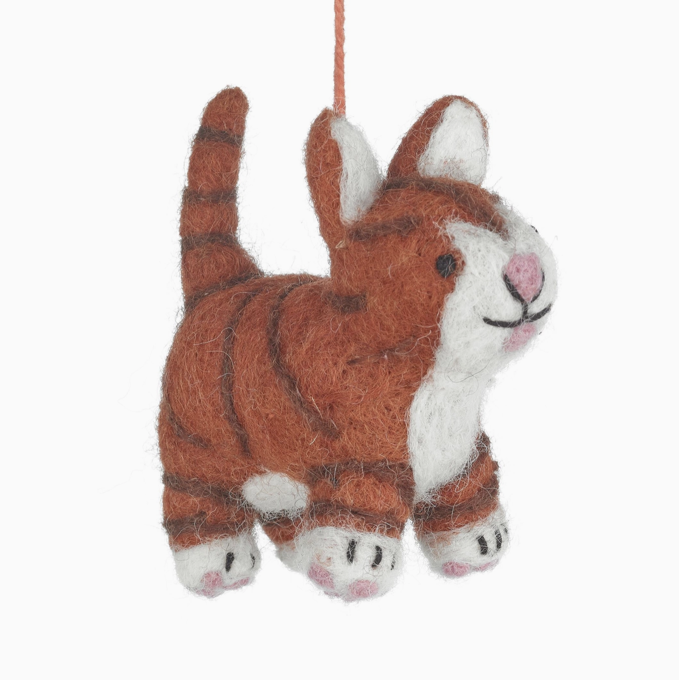 Image of Colin the Cat - Handmade Felt Ornament by  Felt So Good