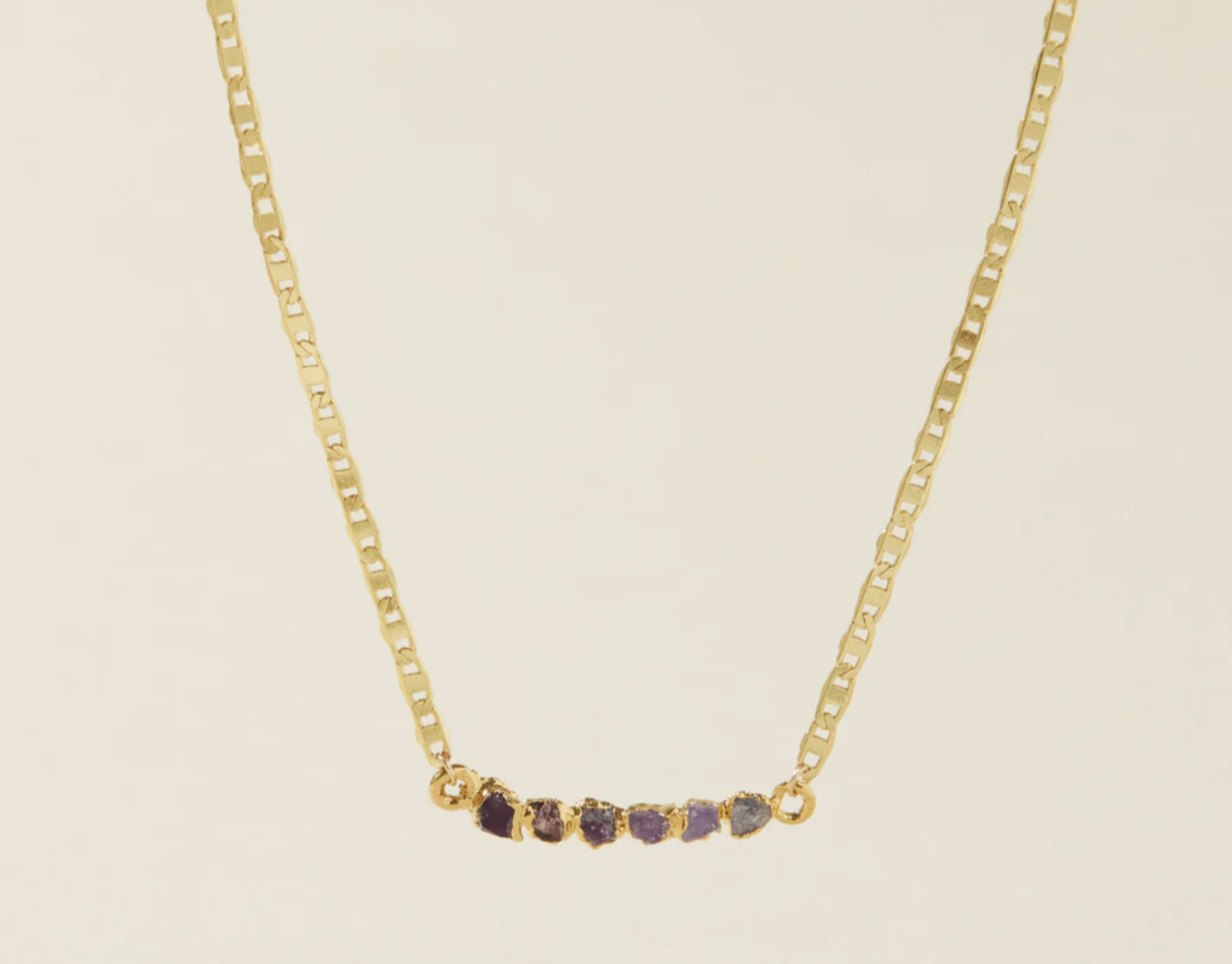 Image of Purple Ombre Necklace by Dani Barbe