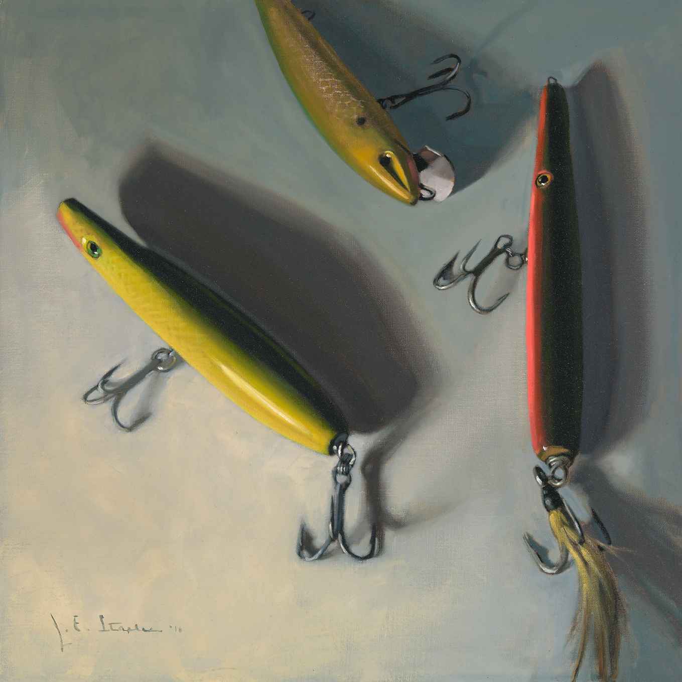 Lures - Striper Maniacs by Jeanne Staples - Granary Gallery