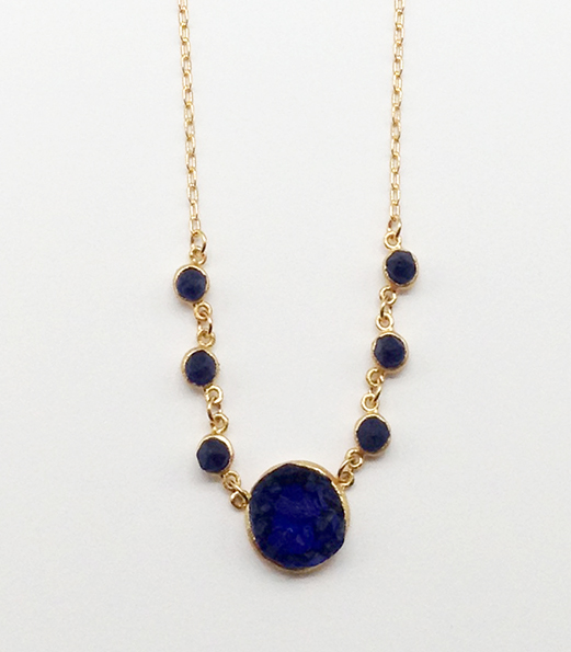 Image 1 for Crystal Medium Round Necklace 17 Crystal Medium Round Necklace 17