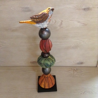 Small Totem (orange bird)