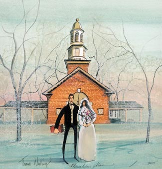 TRURO WEDDING by  P. Buckley Moss  - Masterpiece Online