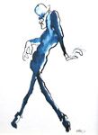 Blue Dancer by  Jules Feiffer - Masterpiece Online