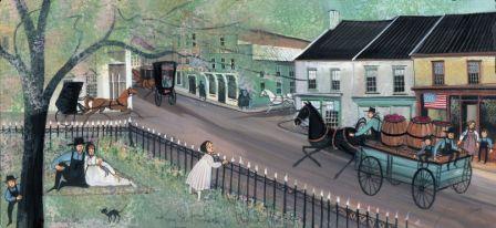 KING STREET, LEESBURG... by  P. Buckley Moss  - Masterpiece Online