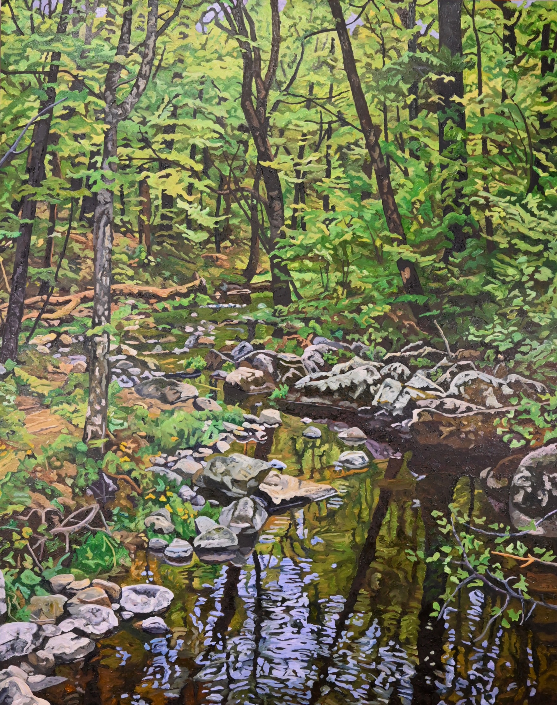 Image of Green Meander by Ken Schneider