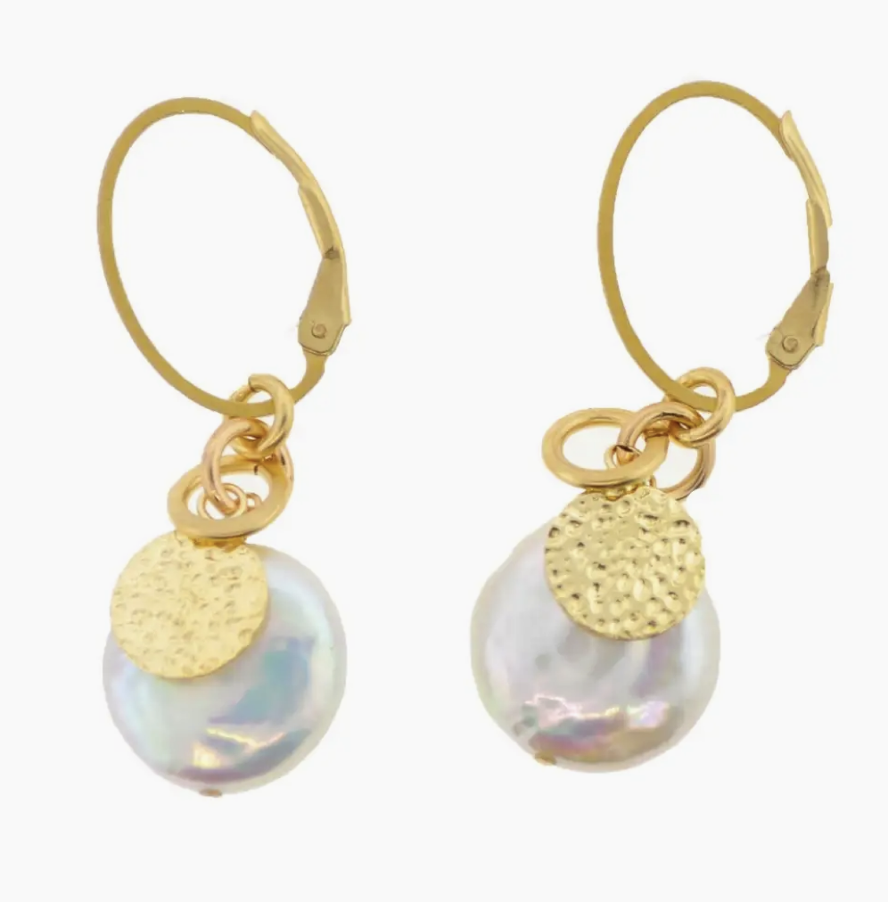 Image of Gypsy Pearl Earrings by Mabel Chong