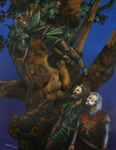 Robin Hood Jumping Out by  Carol Heyer - Masterpiece Online