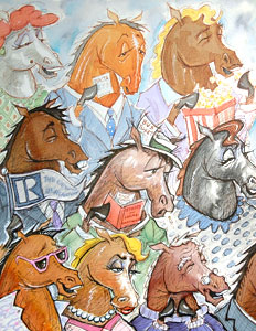 Horses by  Chris Robertson - Masterpiece Online