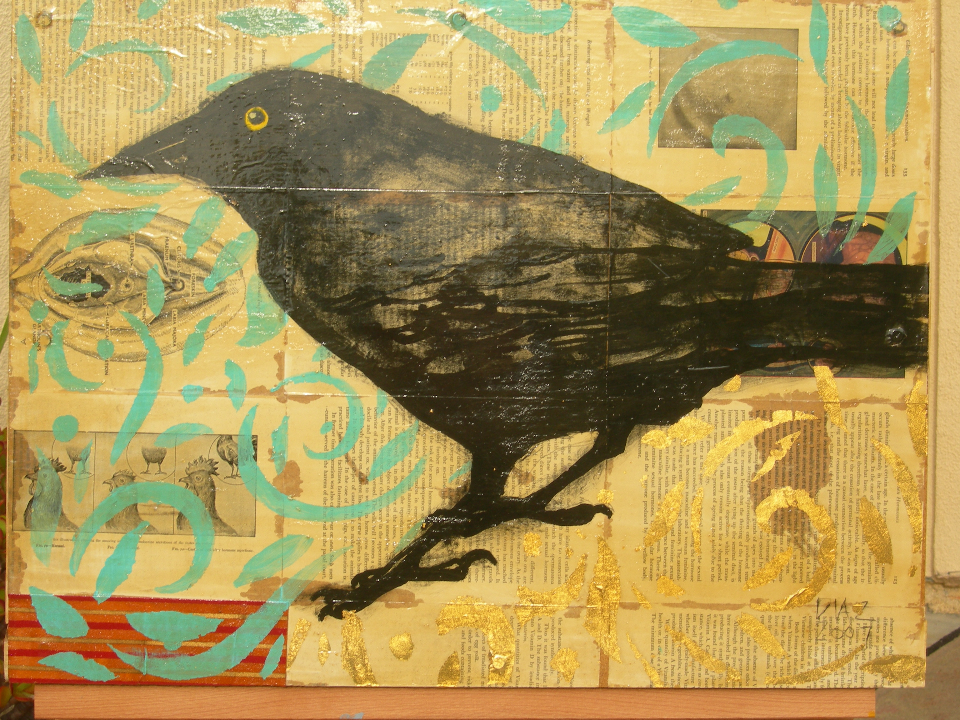 THE BLACK BIRD by  David Diaz - Masterpiece Online