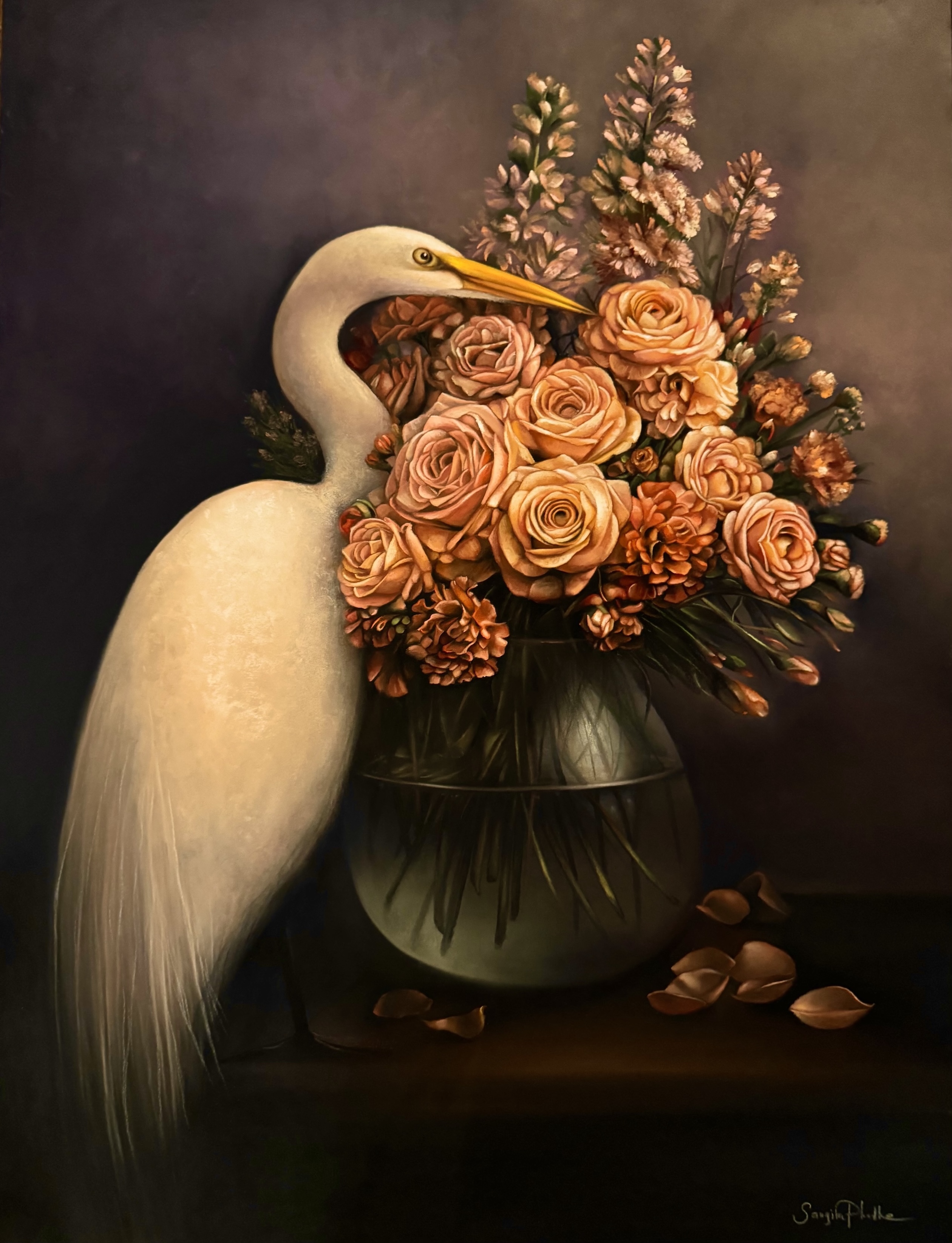 Image of The Egret by Sangita Phadke