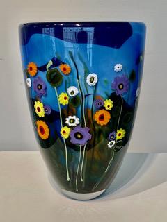 Garden Series Blue/Violet Vase