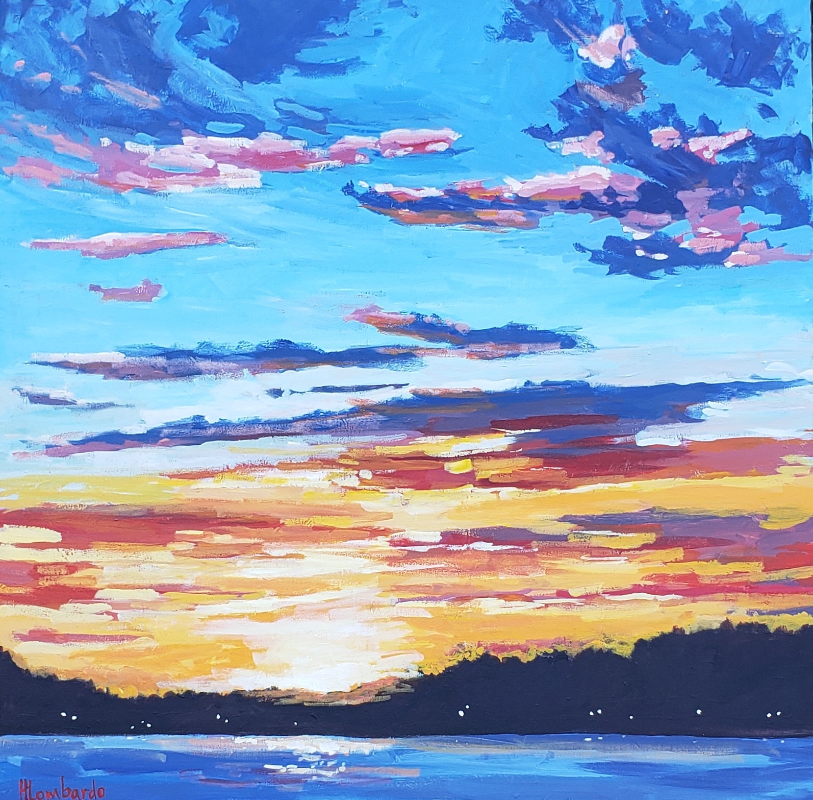 Marblehead Sunset by  Holly Lombardo - Masterpiece Online