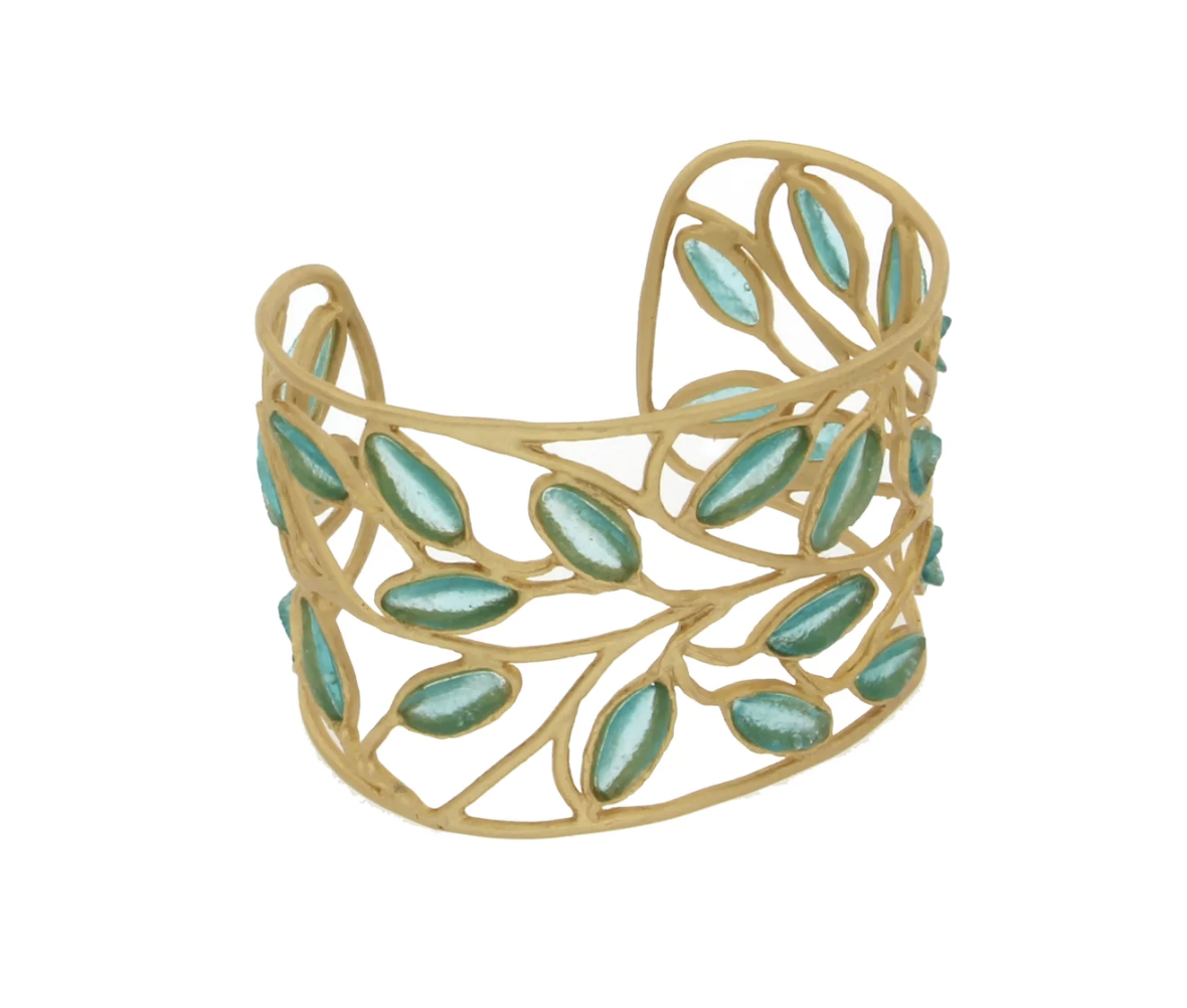 Image of Sage Cuff in Teal by Michael Vincent Michaud