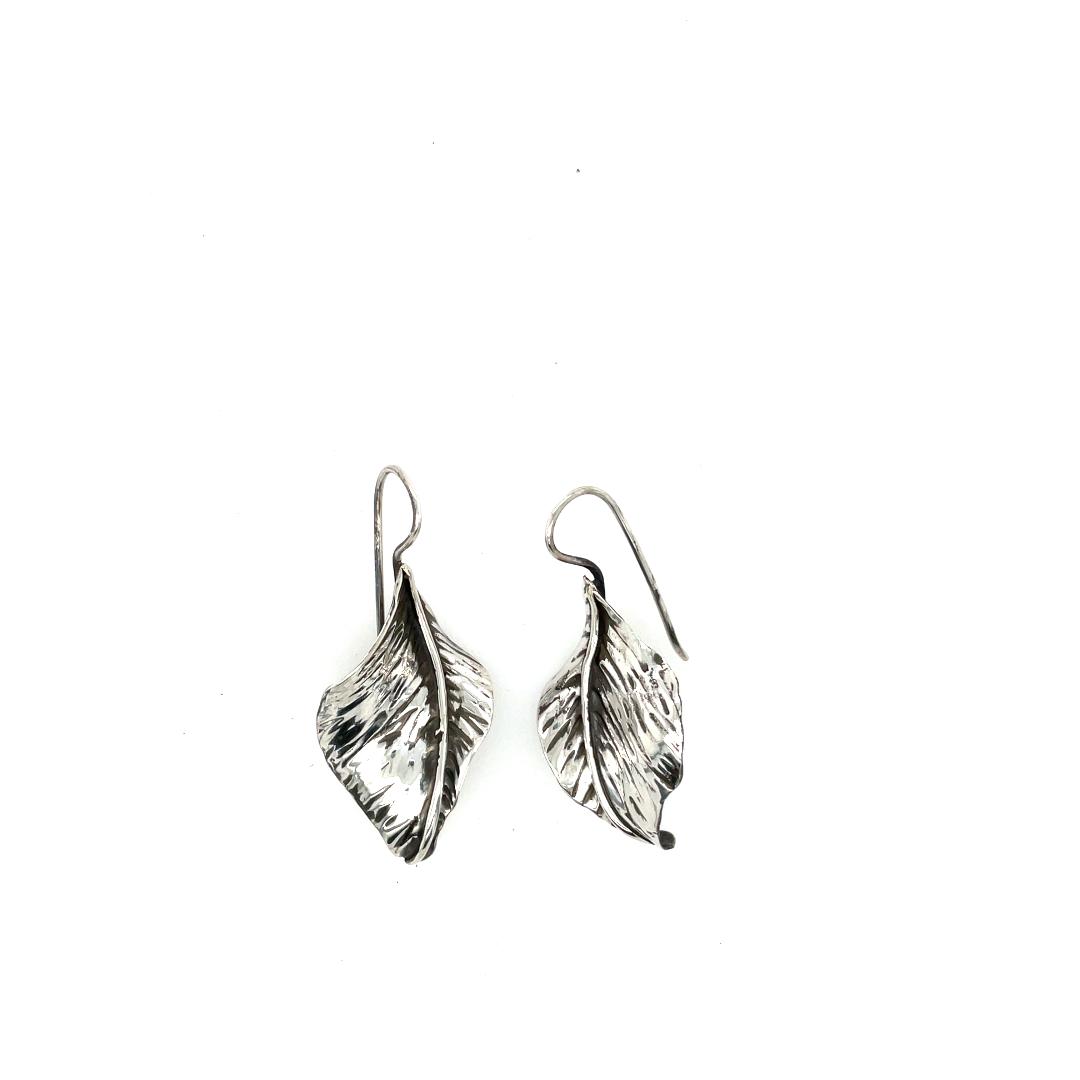 Image of Small Begonia Earrlings, Sterling by Sue Sachs
