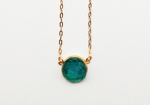 Image 1 for Crystal Round Pendant Necklace 16 Crystal Round Pendant Necklace 16