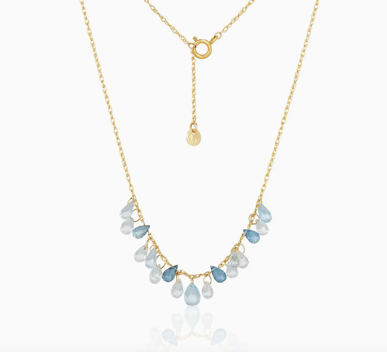 Image of Love in Blue Cluster Necklace by Mabel Chong