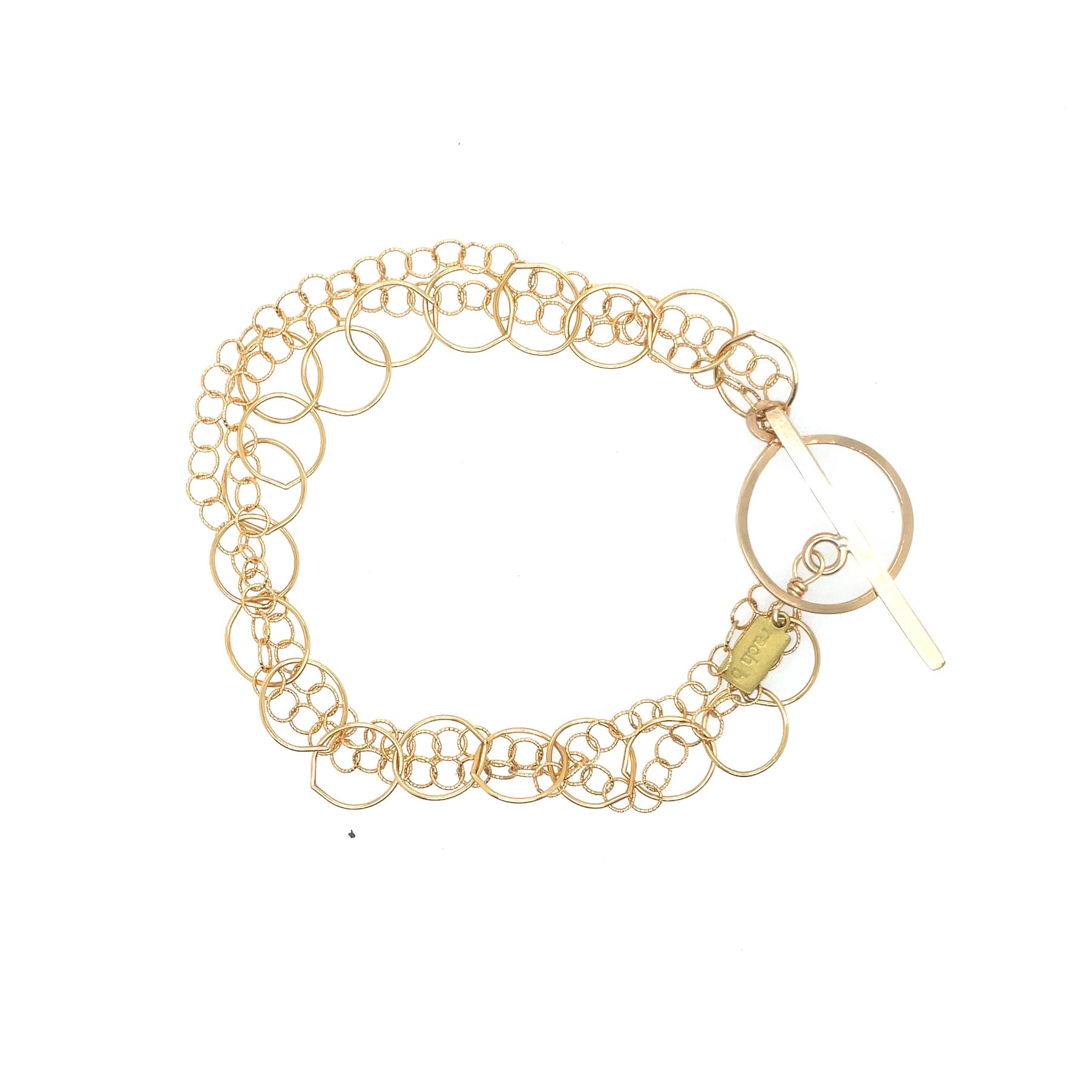 Image for Round Link Toggle Multi-Chain Bracelet - 14k Gold Fill - Trunk Show