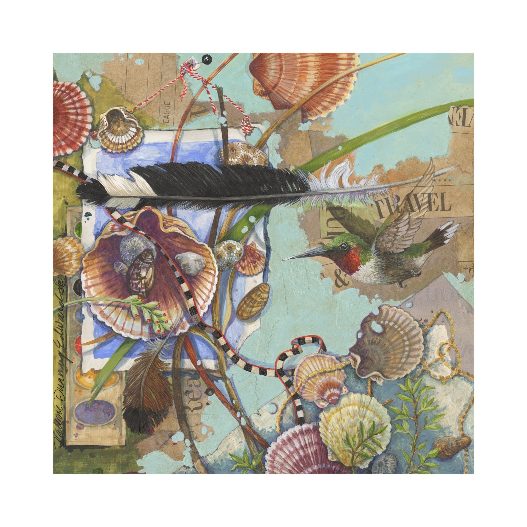 Image of On My Walk by Valerie Dunning Edwards