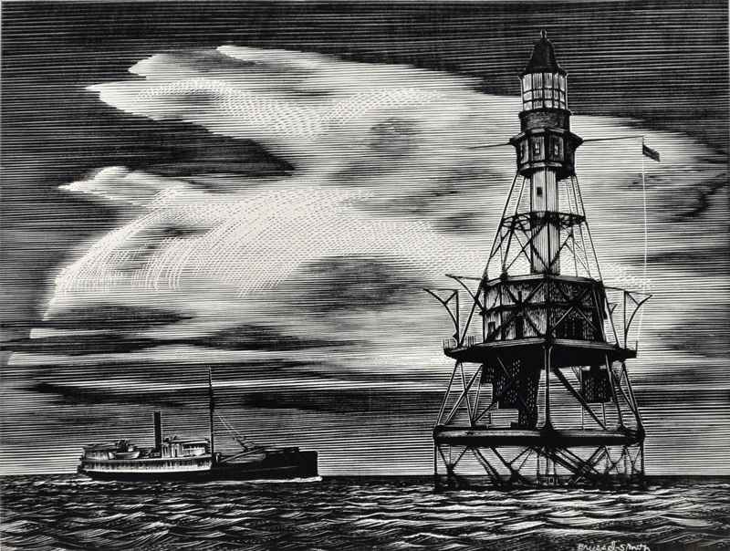 Lighthouse print 4 by  Bernard Brussel-Smith (1914-1989) - Masterpiece Online