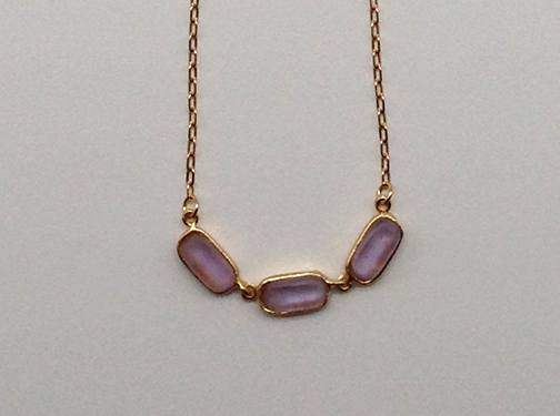 Image 1 for Small Rectangle Necklace 16 1/2 Small Rectangle Necklace 16 1/2