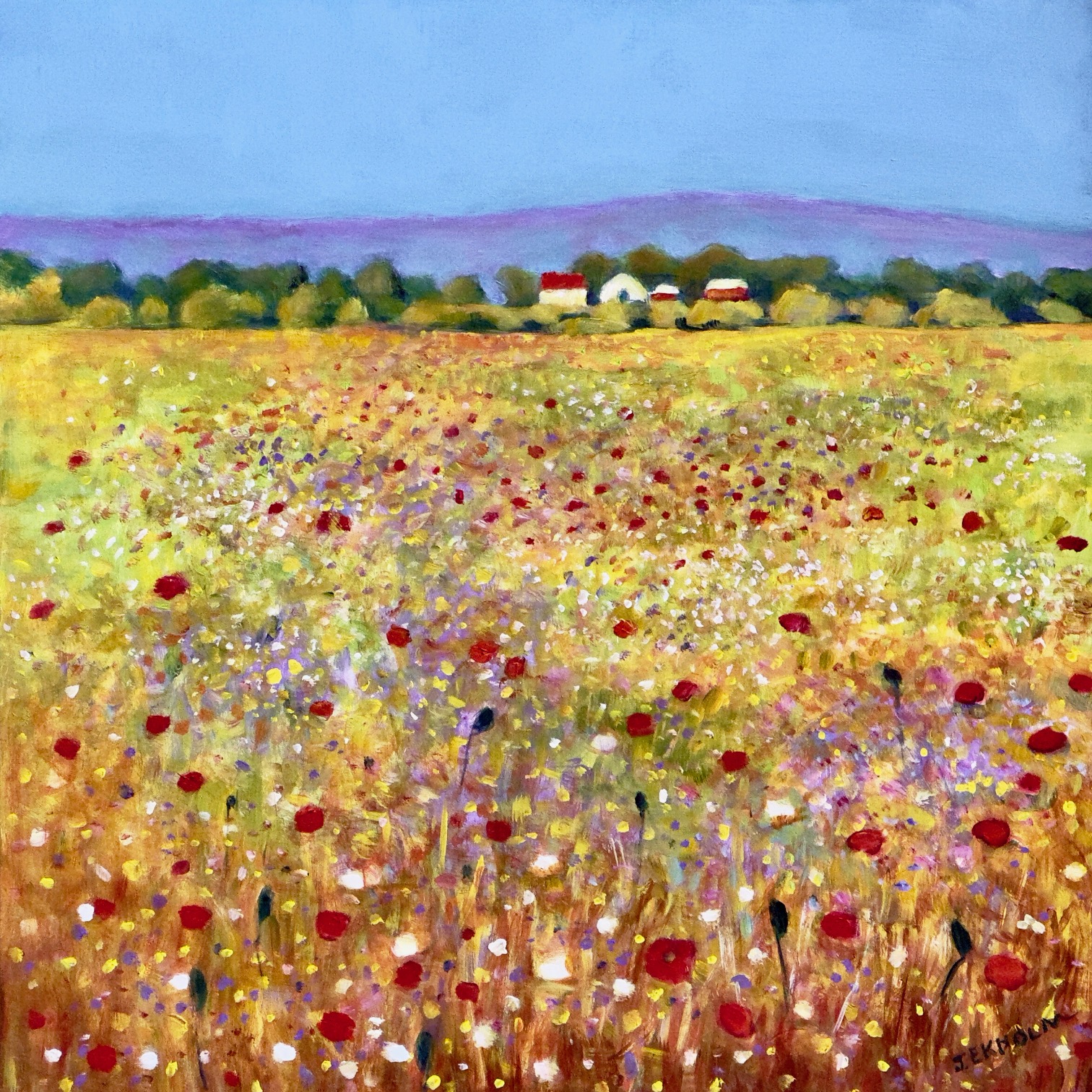 Image of Growing Land, Indoor/Outdoor Painting by Judi Ekholm