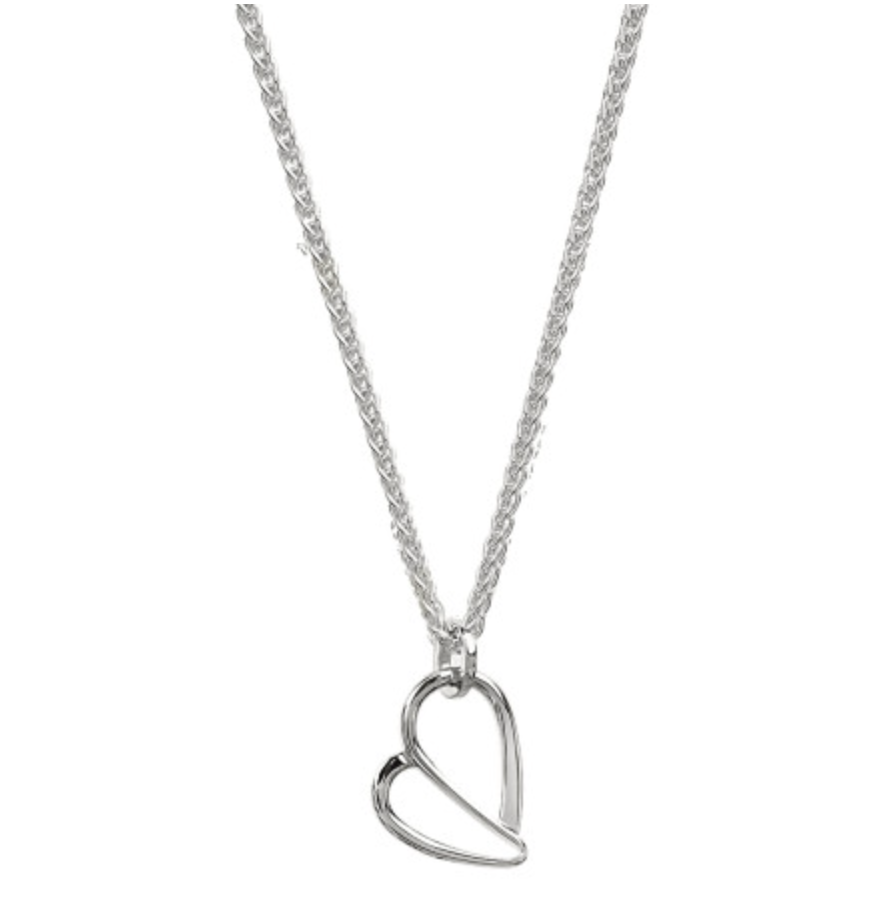 Image of Sterling Love You Pendant, 18
