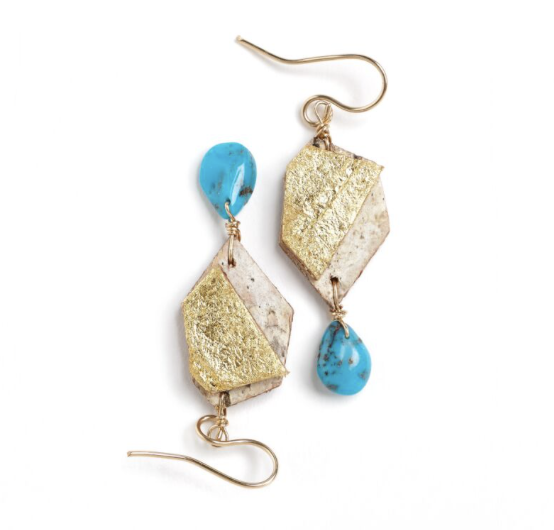 Etruscan Collection Turquoise Earrings