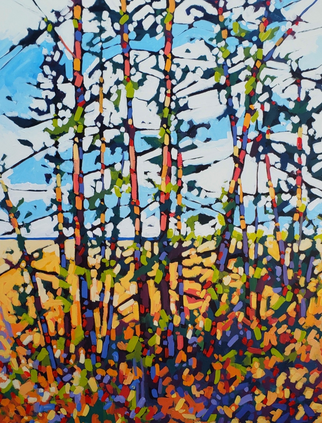 Golden Pine by  Holly Lombardo - Masterpiece Online