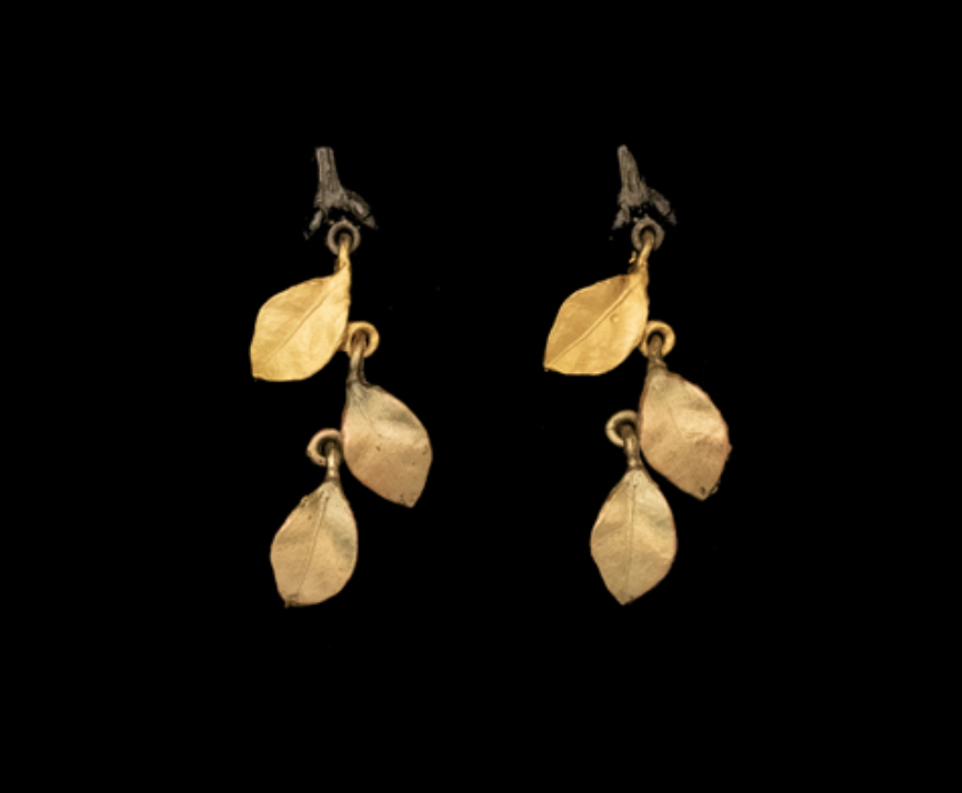 Image of Golden Autumn Post Earrings by Michael Michaud