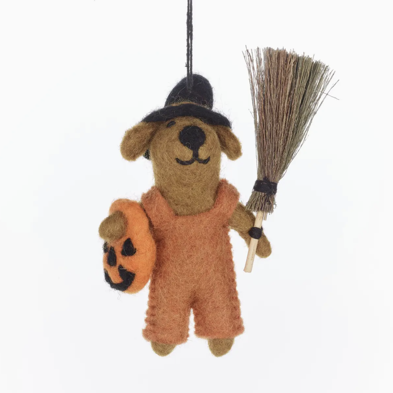 Image of Draco the Dog - Handmade Felt Ornament by  Felt So Good