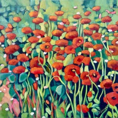 Image of Poppies From the Villa by Judi Ekholm