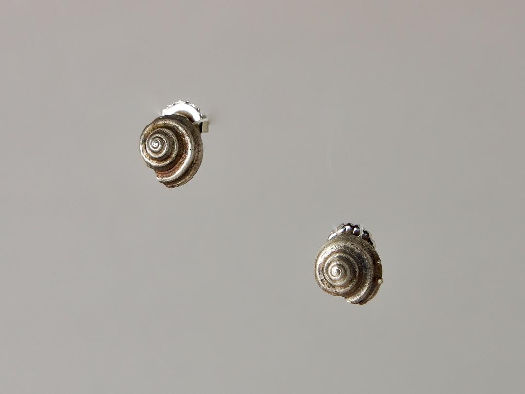 She Sells Sea Shells Earrings Sterling Cast Shell