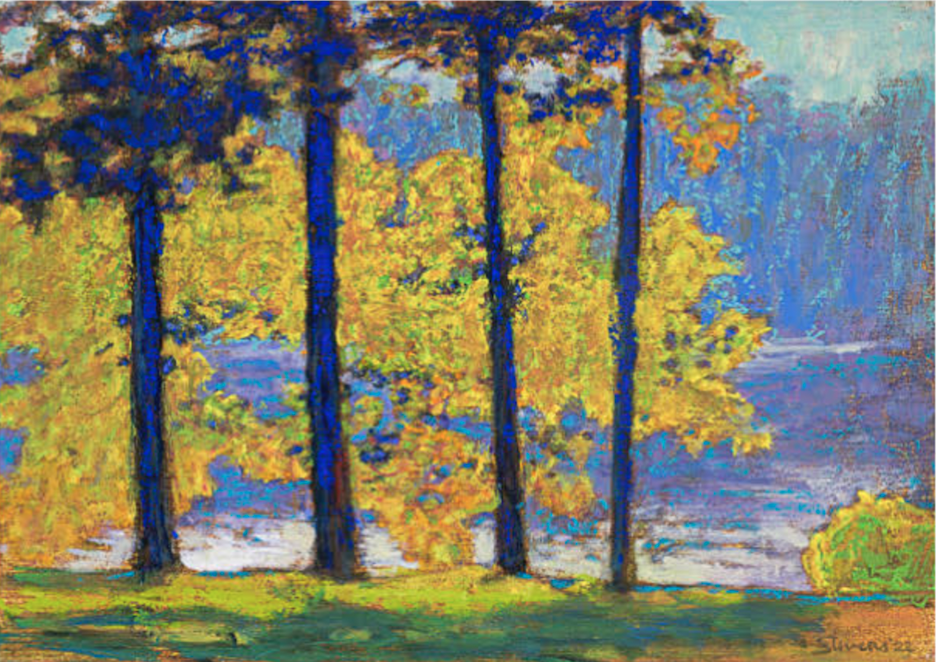 Four Trees Along the Shore