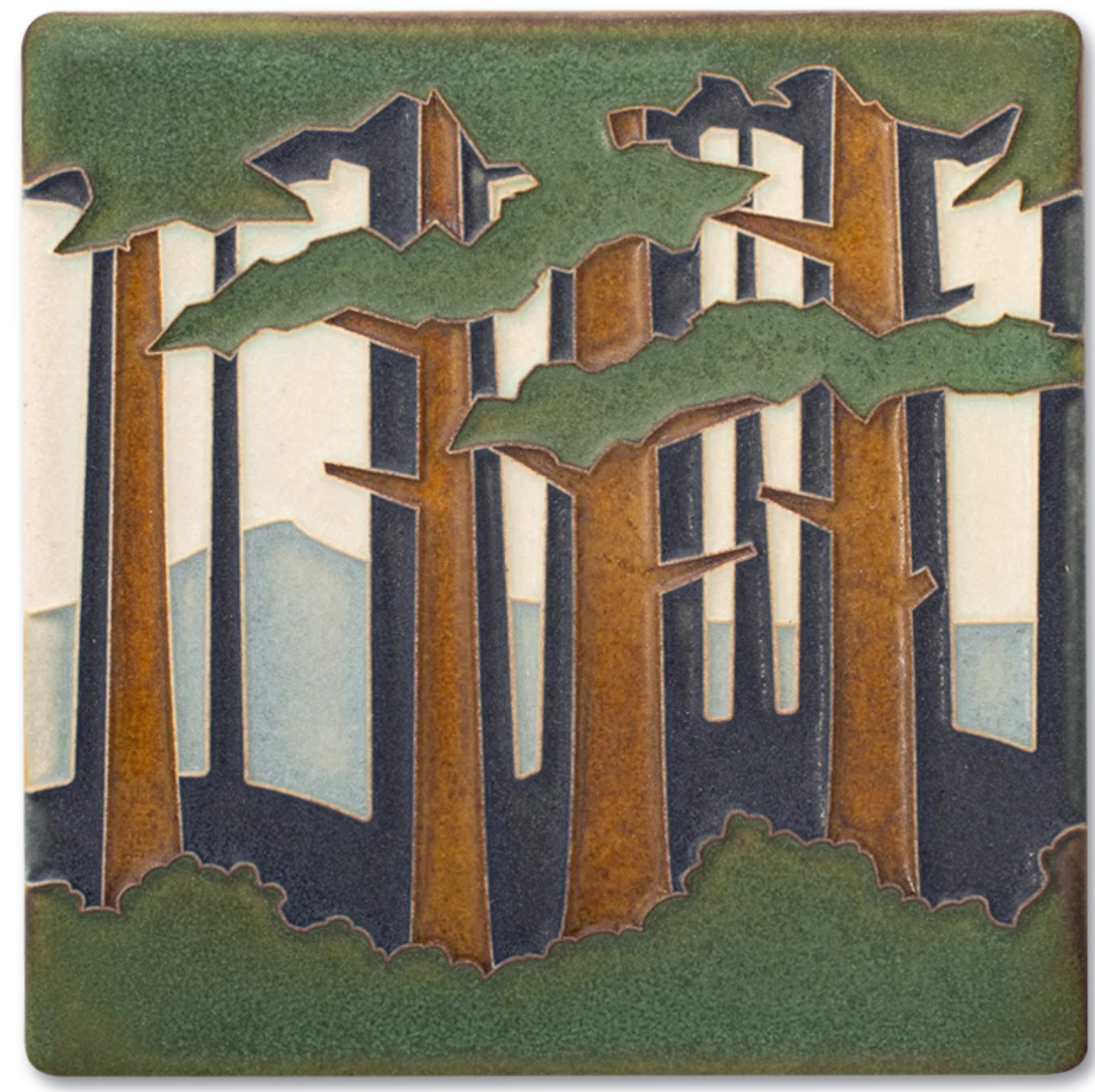 Image of Pine Forest 6 x 6 by Nawal Motawi