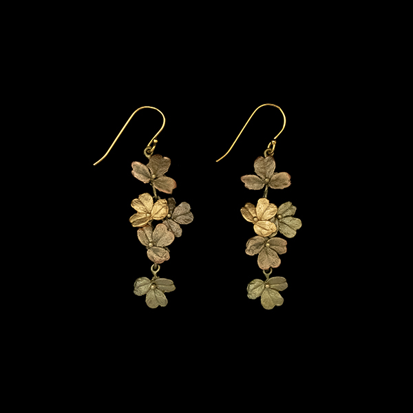 Image of Wood Sorrel Wire Earrings by Michael Michaud