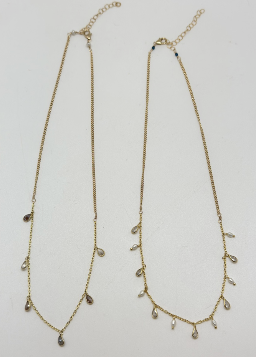 Image of Assorted Gemstone Honi Drop Necklace by  Maui Mari