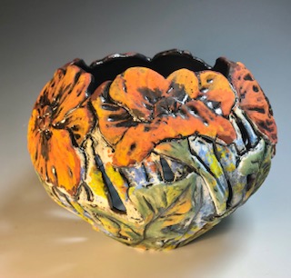 Image 1 for Poppy Rim Candle Bowl Poppy Rim Candle Bowl