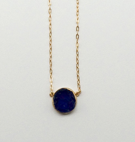 Image 1 for Crystal Round Pendant Necklace 16 Crystal Round Pendant Necklace 16