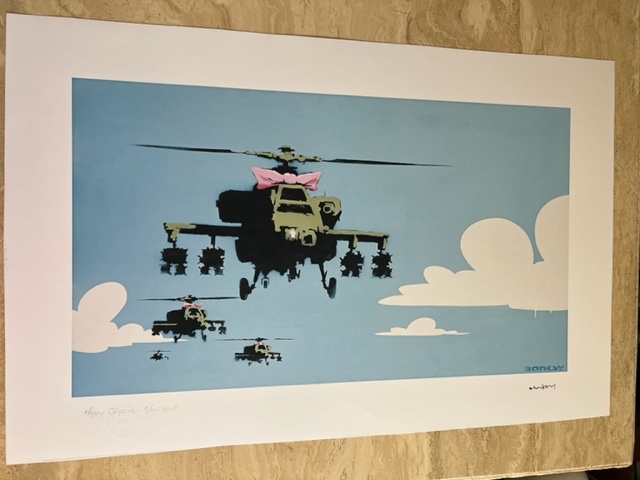 banksy 『Happy Chopper』-