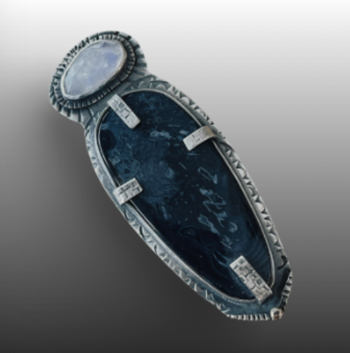 Image of Talisman Brooch by Pam Sable