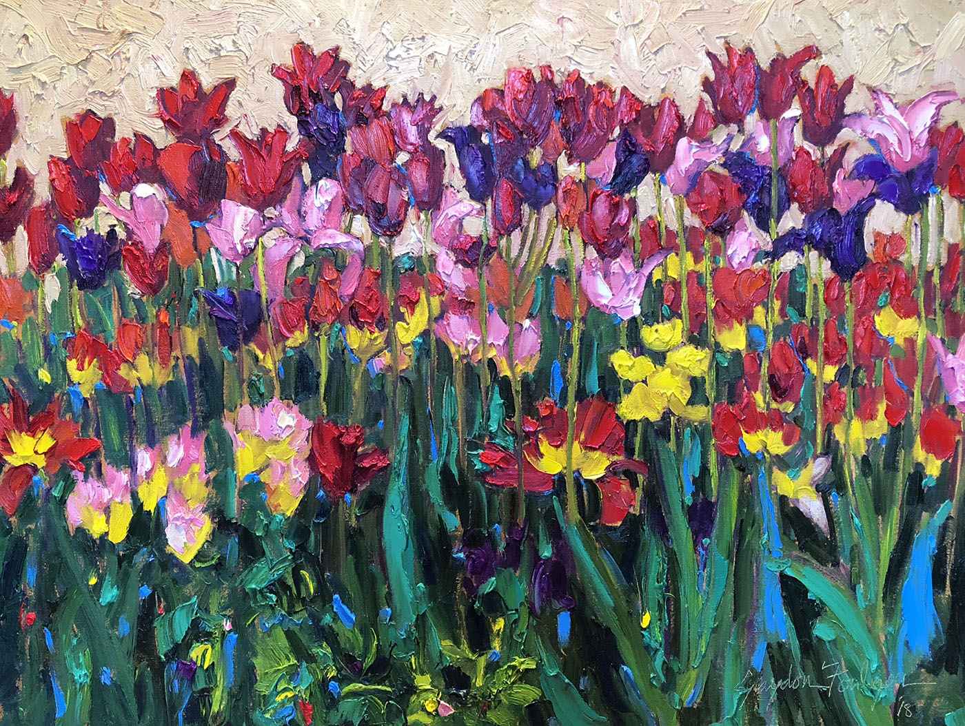 Spring Tulips by  Graydon Foulger - Masterpiece Online