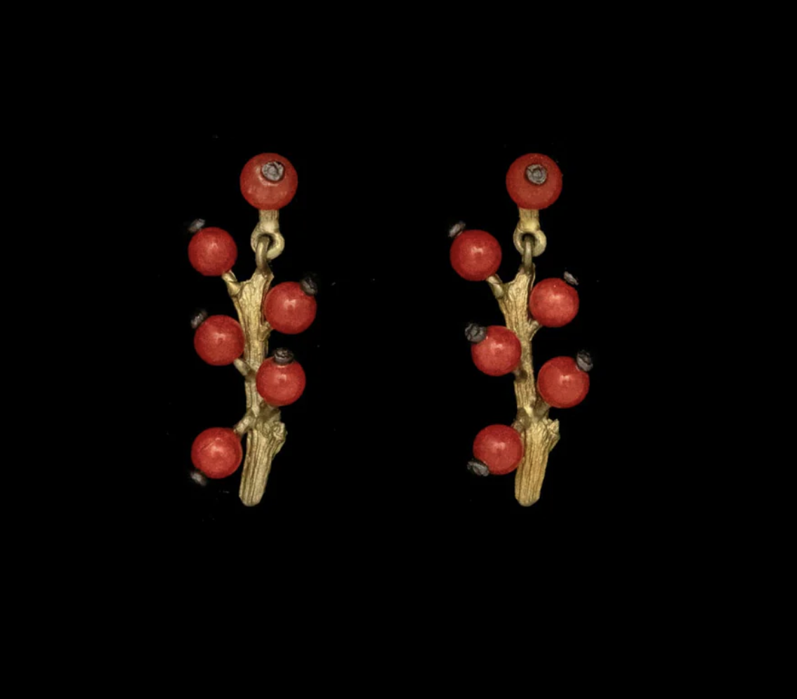 Image of Winterberry Post Earrings by Michael Michaud