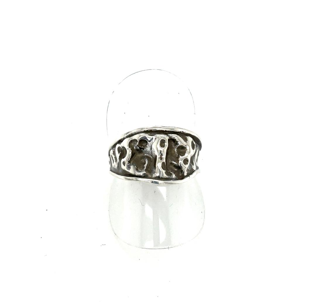 Image of Smoothest Crinkle Sterling Ring by Sue Sachs